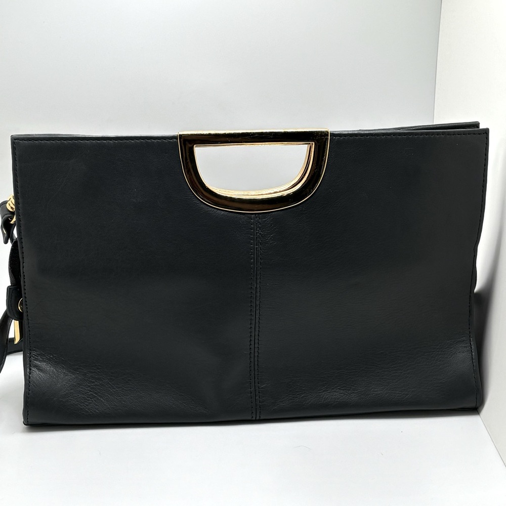 GIANI BERNINI faux-leather women's crossbody shoulder bag Purse - BLACK